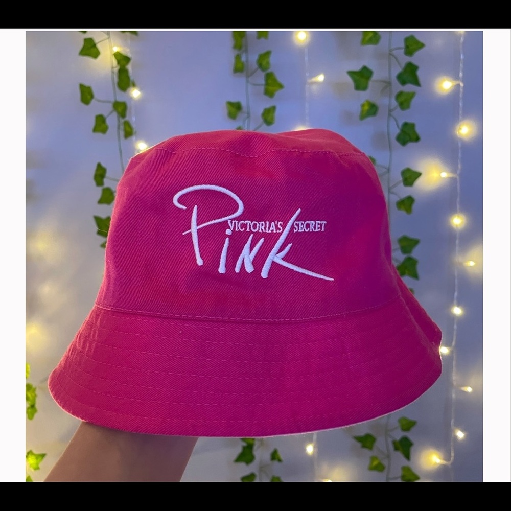 PINK victoria secret reversible bucket hat